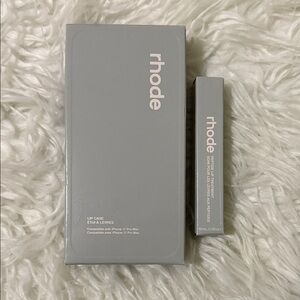 Rhode Gray Lip Case and Lip Treatment Duo